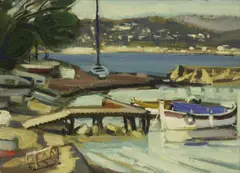 Michel Dureuil, Untitled, oil on board 18 x 23cm Provenance: La Boutique d'Art
