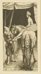 Untitled by Laura Knight, Dame Laura Knight RA RWS (1877-1970) 'THE BAREBACK RIDER' Etching, sold Oct 2019