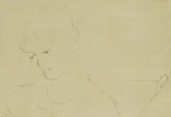 Roger Fry, Untitled, c.1918 Pen and ink 10.5 x 15cm