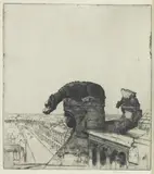Group of 9 etchings to include: by Sir David Young Cameron Ra Rsa Rws Rsw Re, etching, offered Dec 2024