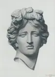 Gertrude M. Robins, A study of Apollo, pencil