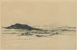 Cairngorm by Sir David Young Cameron Ra Rsa Rws Rsw Re, etching, sold Dec 2024