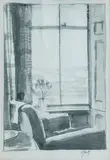 James McIntosh Patrick Obe Rsa Roi Are Lld, The Tay Bridge from 29 Union Place, Dundee, ink and wash