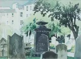The Howff, Dundee by James McIntosh Patrick Obe Rsa Roi Are Lld, watercolour, offered Dec 2024