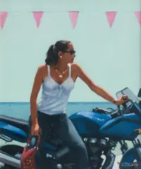 Jack Vettriano Obe Hon Lld, 'La Fille à la Moto  II', 2005, oil on canvas