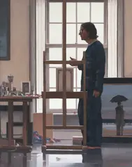 Jack Vettriano Obe Hon Lld, Artist in the Studio, 2001, oil on canvas