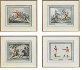 Thomas Rowlandson, Hungarian & Highland Broad Sword, Hand coloured etching and aquatint