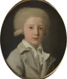 Portrait of a boy by English School, oil on canvas, sold Sep 2024