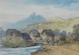 Rws William Callow, The Matterhorn, watercolour and pencil