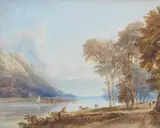 Anthony Vandyke Copley Fielding Pows, Lake District landscape, watercolour