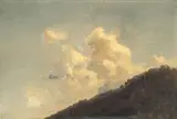 Johan Christian Clausen Dahl, Wolke über dem Hang“. 1820/30er Jahre