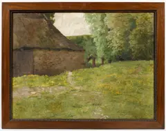 Antonín Hudeček, Motif from Okoř, Around 1900-1902, oil on canvas