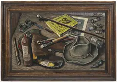 Jaroslav Herbst, Painter's Still Life, 1932, oil on canvas