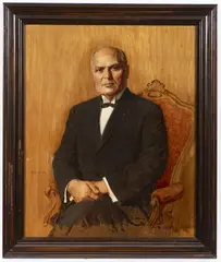 Otto Peters, Portrait of Antonín Švehla, Around 1927, oil on plywood