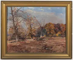 Yosyp Bokshay, Landscape of Zakarpattia, 1959, oil on canvas