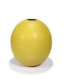 Marilyn Kay Austin, Planters (2), c. 1963, White and yellow glazed ceramic