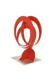Jerome Kirk, Untitled, 1981, Painted aluminum and stainless steel