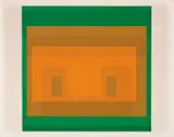 I-S Va 6 (from Six Variants) by Josef Albers, 1969, Color screenprint on Arches paper, sold Oct 2013