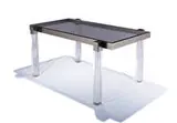 Charles Hollis Jones, Metric dining suite (5), 1965, Lucite, chrome-plated steel, upholstery