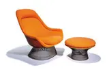 Warren Platner, Lounge chair and ottoman (2)