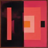 Bernyce Polifka, Small Red, c. 1960-65, Oil on canvas