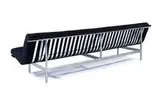 William Katavolos, New York sofa and chairs (3), 1952, Chrome-plated and enameled steel, upholstery