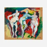 Emilio Cruz, Untitled, 1962, oil on paper laid to Masonite