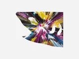 Shark Spin Painting by Damien Hirst, 2009, acrylic on paper, sold Dec 2021