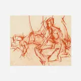 Mercedes Matter, Figure Study