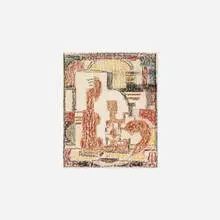 Charles Frederic Ramsey, Abstract Composition, c. 1935, crayon on paper