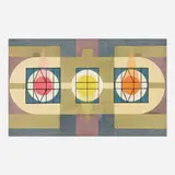 Richard Peter Hoffman, Circus Colors, 1958, mixed media on paper