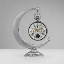 Swiss, Suspended moon phase triple calendar 8-day ball clock