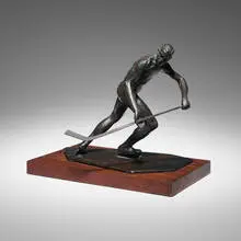 Joe Brown, Untitled (Ice Hockey Player)