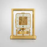 Jaeger-LeCoultre, Atmos mantel clock, model 540, gilt brass, glass