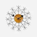 Pretzel wall clock, model 4774A by George Nelson & Associates, 1952-53, birch, enameled steel, enameled aluminum, sold Sep 2015