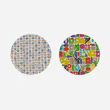 Alexander Girard, April and Eden fabrics, 1960/1966, printed linen and cotton
