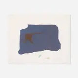 Variation II on 'Mauve Corner' by Helen Frankenthaler, 1969, lithograph on paper, sold Feb 2015