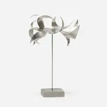 Untitled (Balancing Form) by George Rickey, 1994, aluminum, stainless steel, sold Feb 2015