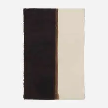 Yoon Hyon-Kun, Umber - Blue '87 #21, 1987, oil on paper