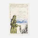 Untitled (Is there anything...) by Raymond Pettibon, 2002, ink and watercolor on paper, sold Feb 2015