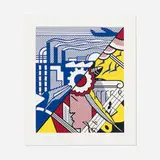 Roy Lichtenstein, Industry and the Arts, 1969, screenprint on C.M. Fabriano 100/100 Cotone paper