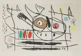 Joan Miró, Untitled, 1893-1983) 'COUPLE D'OISEAUX I' (Dupin 414) Etching with aquatint printed in colours