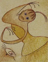 Untitled by Max Ernst, 1891-1976) 'HOMMAGE À SAN LAZZARO' Lithograph printed in colours, sold Oct 2019
