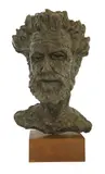 Hugh Oloff de Wet, Untitled, Hugh Oloff de Wet (1912-1975) BUST OF EZRA POUND Resin