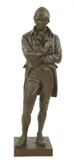 G. A. Lawson, Untitled, George A Lawson (1832-1904) THE POET ROBERT BURNS Bronze