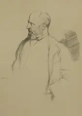 William Rothenstein, Untitled, Sir William Rothenstein (1872-1945) PORTRAIT OF HENRY JAMES Lithograph