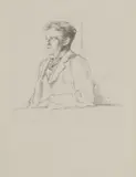 William Rothenstein, Untitled, IN PROFILE Lithograph