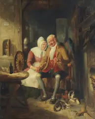 William Kidd, John Anderson My Jo!, circa 1833, oil on canvas