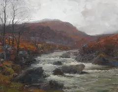 Alexander Brownlie Docharty, October, Glen Cononish, oil on canvas