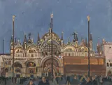 Graham Rider, St Mark Basilica, Venice, oil on canvas